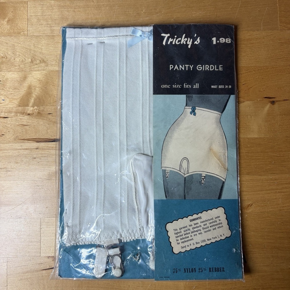 Vintage Tricky's Panty Girdle 1950s Size 24-30 New Original Packaging